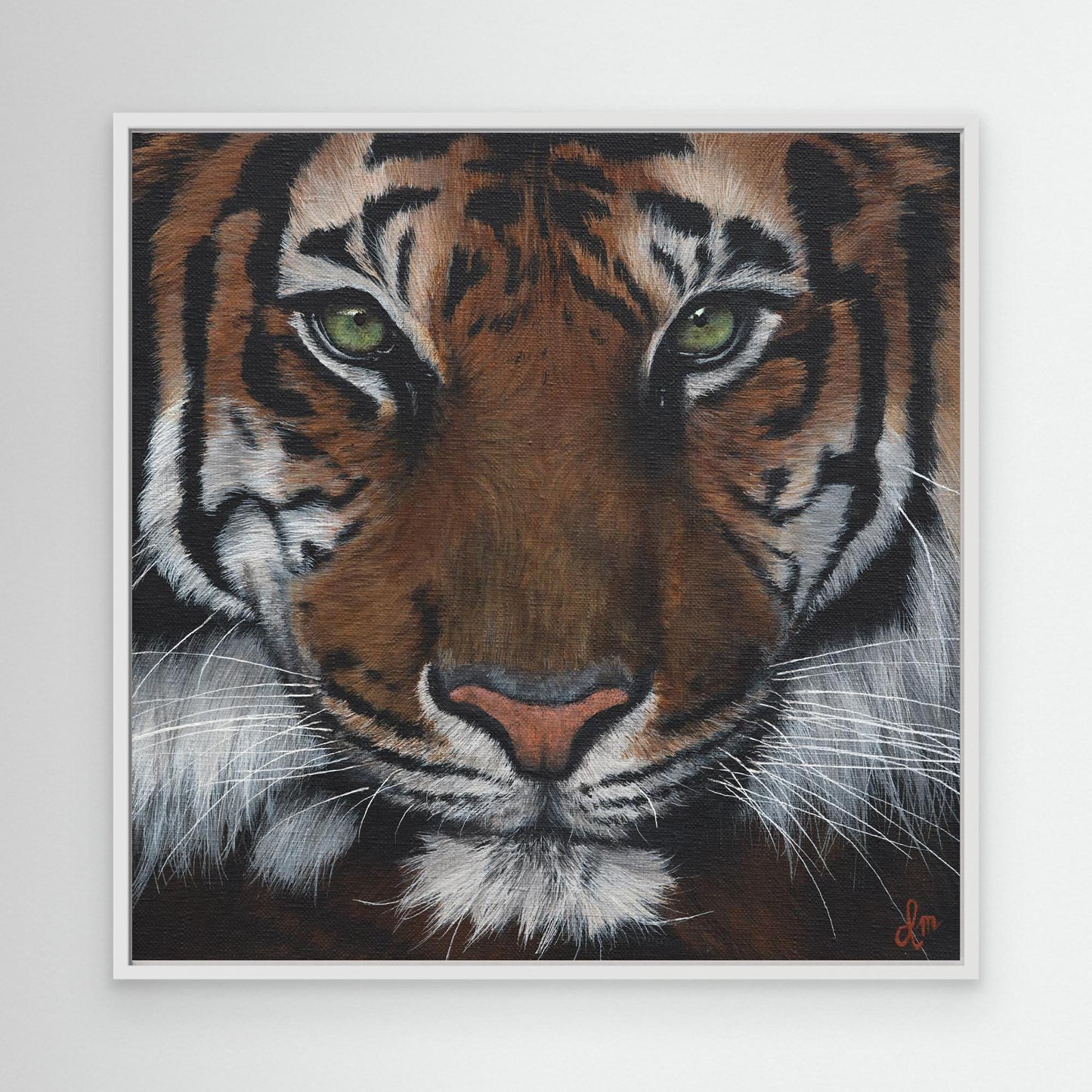 ''Eye of the tiger'' Canvas Art Print