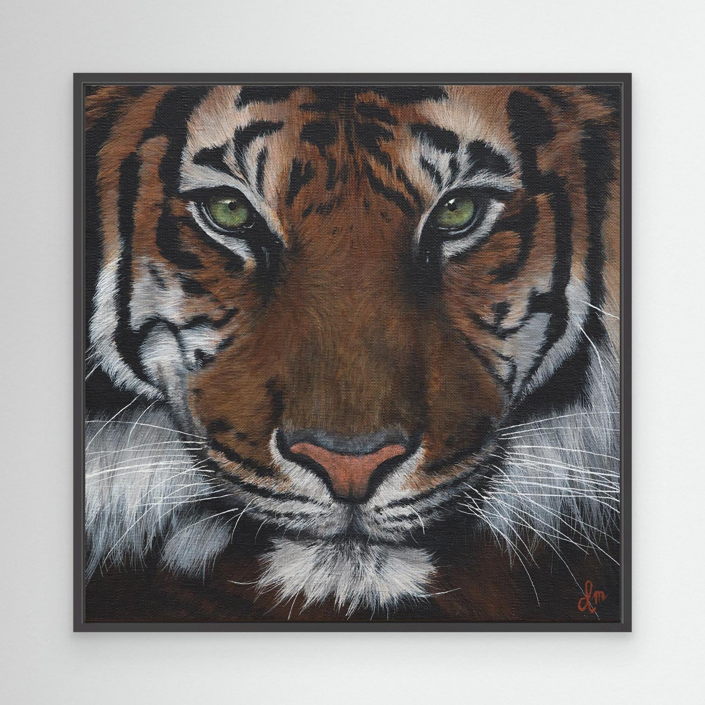 ''Eye of the tiger'' Canvas Art Print