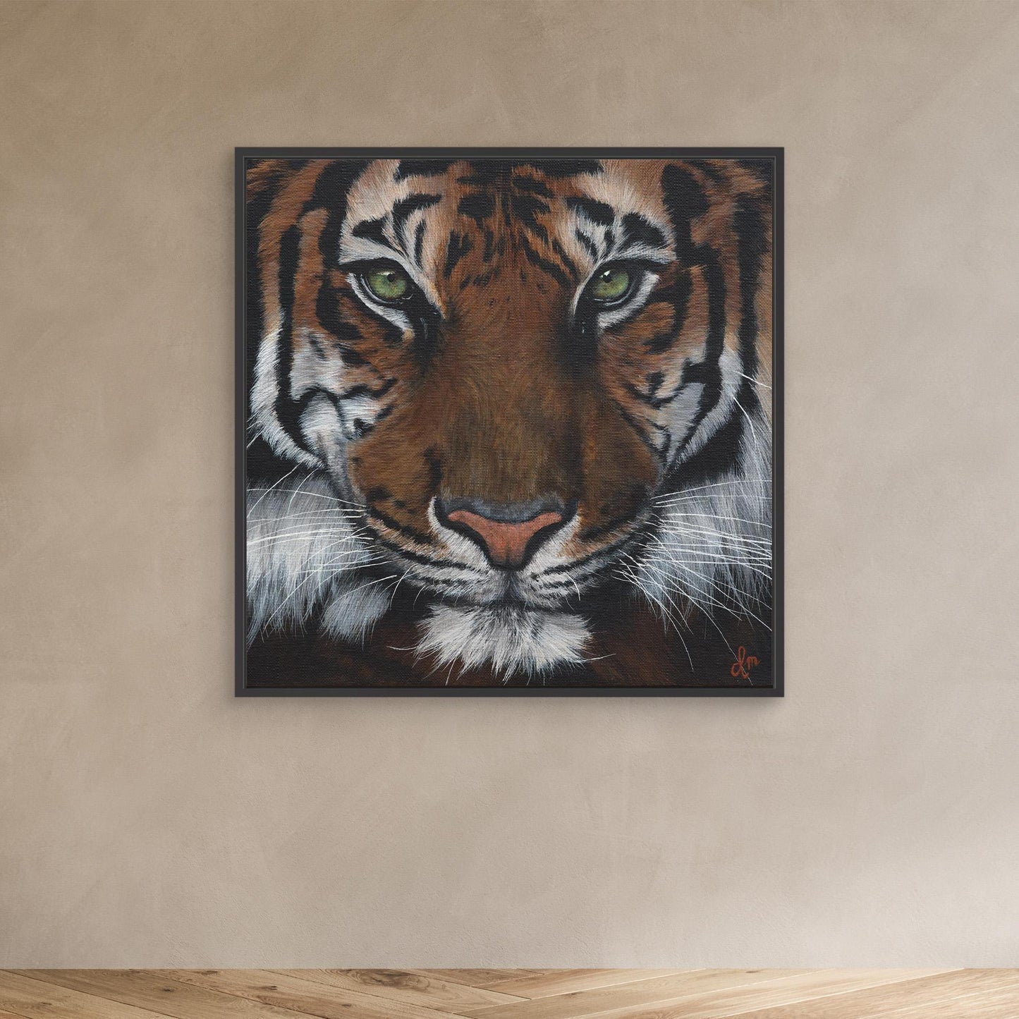 Premium Tiger Canvas Wall Art | Wildlife Animal Art | Modern Home Decor | Denise Martens Art